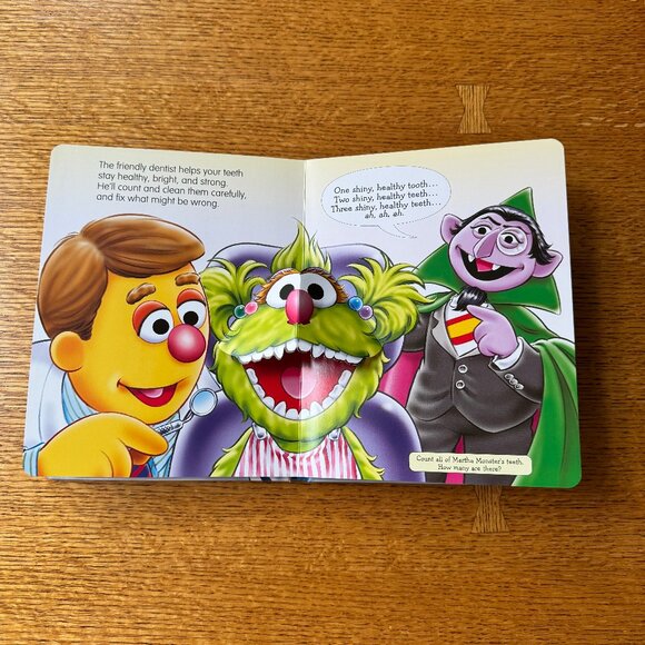 Children’s Book: Sesame Street “Ready, Set, Brush - A Pop-up Book” - Picture 5 of 5